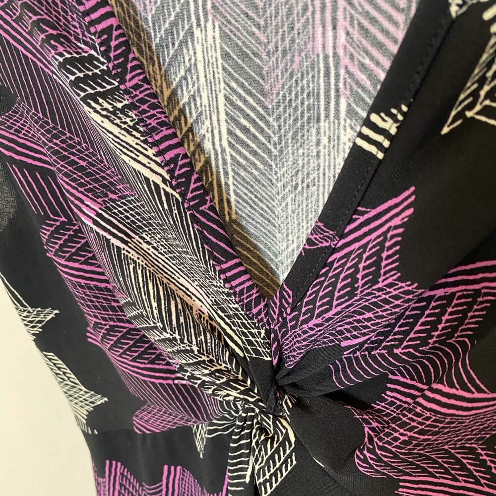 Banana Republic Sleeveless Top Black/Purple XSP - Picture 5 of 6